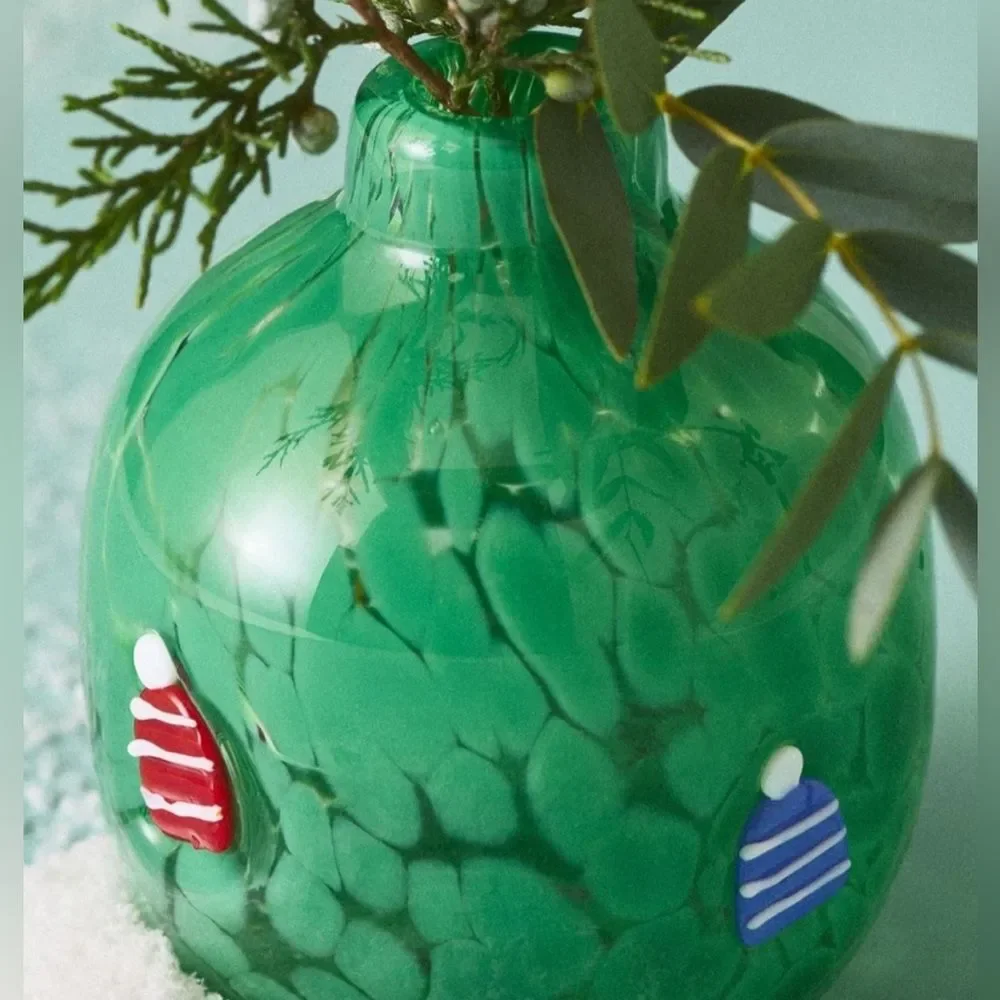 Anthropologie NWT Nesting with Grace Icon Confetti Glass Vase